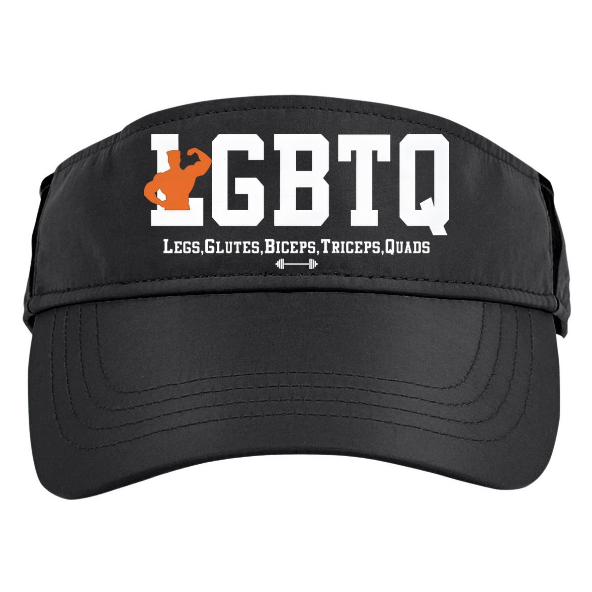 Lgbtq Legs Glutes Biceps Triceps Quads Adult Drive Performance Visor
