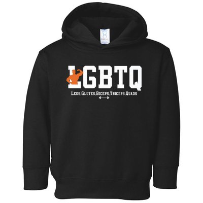 Lgbtq Legs Glutes Biceps Triceps Quads Toddler Hoodie