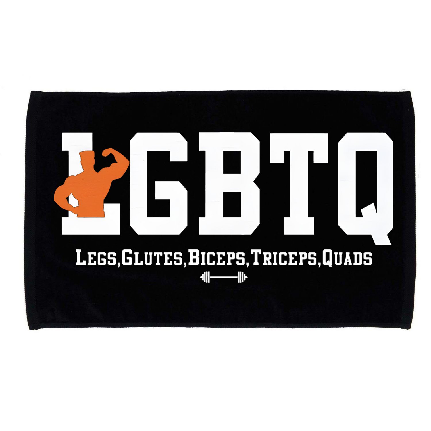 Lgbtq Legs Glutes Biceps Triceps Quads Microfiber Hand Towel
