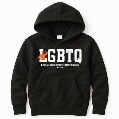 Lgbtq Legs Glutes Biceps Triceps Quads Kids Hoodie
