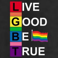 LGBT Live Good Be True Garment-Dyed Heavyweight T-Shirt