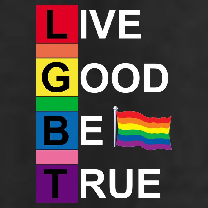 LGBT Live Good Be True Garment-Dyed Heavyweight T-Shirt