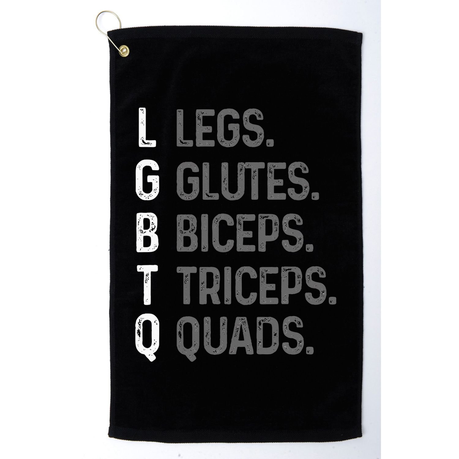 Lgbtq Legs Glutes Biceps Triceps Quads Gym Golf Towel