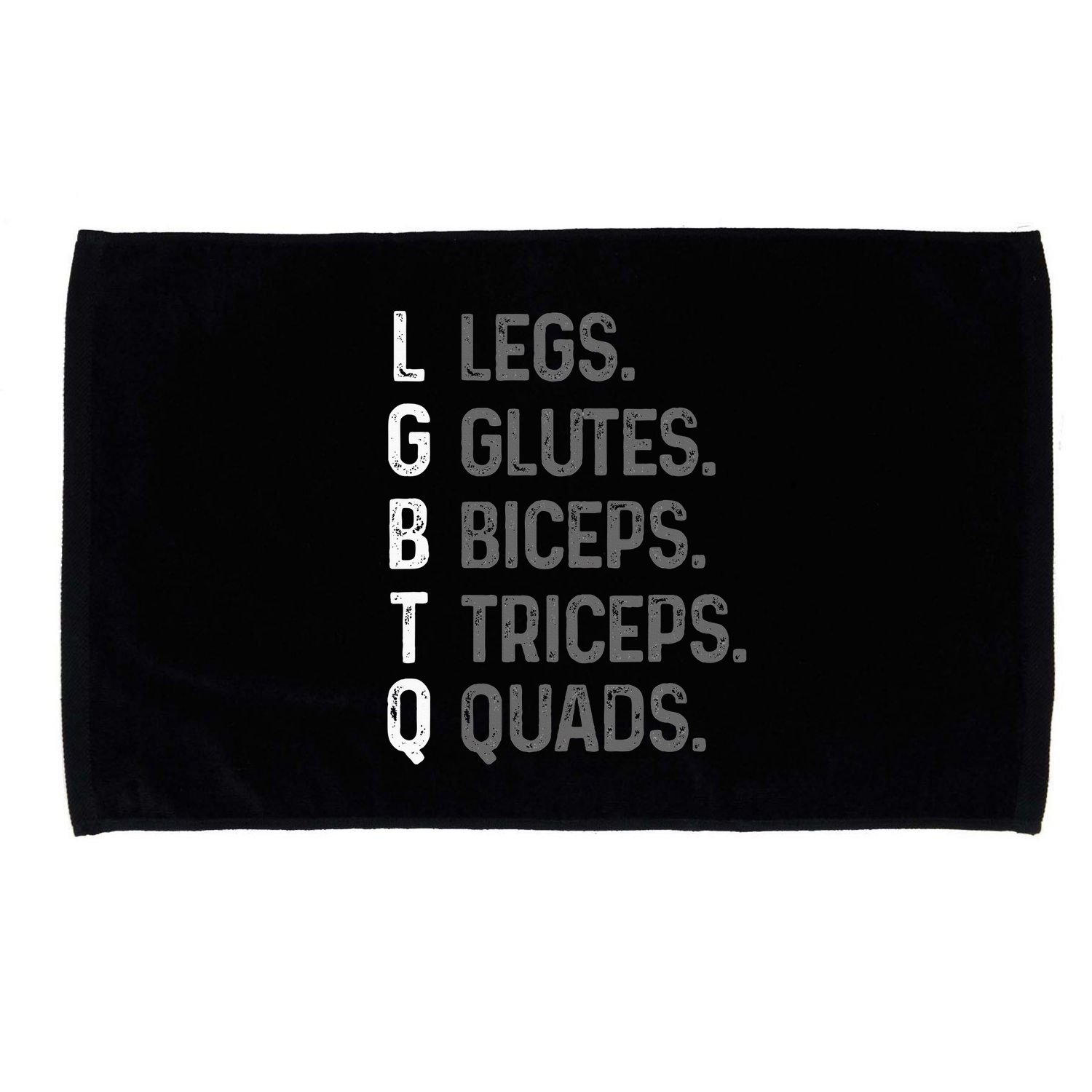 Lgbtq Legs Glutes Biceps Triceps Quads Gym Microfiber Hand Towel