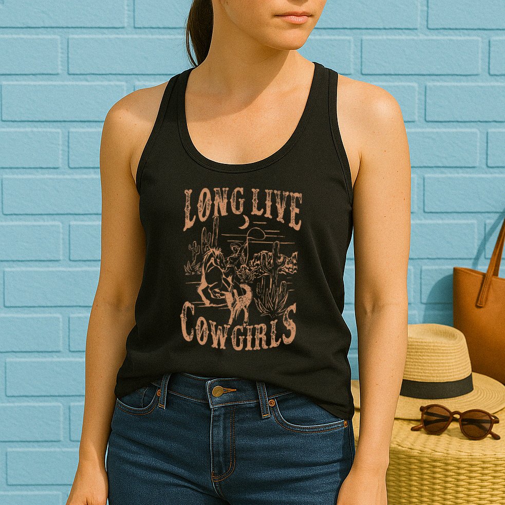 Long Live Howdy Rodeo Western Country Southern Cowgirls Womens Tank Top
