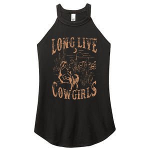 Long Live Howdy Rodeo Western Country Southern Cowgirls Women's Perfect Tri Rocker Tank