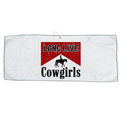 Long Live Howdy Rodeo Western Country Southern Cowgirls Large Microfiber Waffle Golf Towel