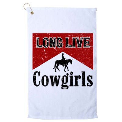 Long Live Howdy Rodeo Western Country Southern Cowgirls Platinum Collection Golf Towel