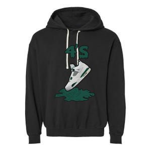 Lover Loser Hustles Dripping Matching Oxidized Green 4s Garment-Dyed Fleece Hoodie