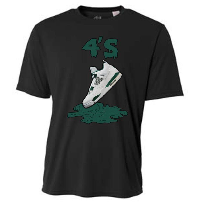 Lover Loser Hustles Dripping Matching Oxidized Green 4s Cooling Performance Crew T-Shirt