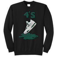 Lover Loser Hustles Dripping Matching Oxidized Green 4s Sweatshirt