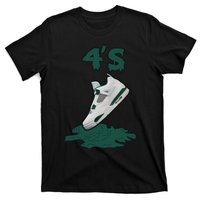 Lover Loser Hustles Dripping Matching Oxidized Green 4s T-Shirt