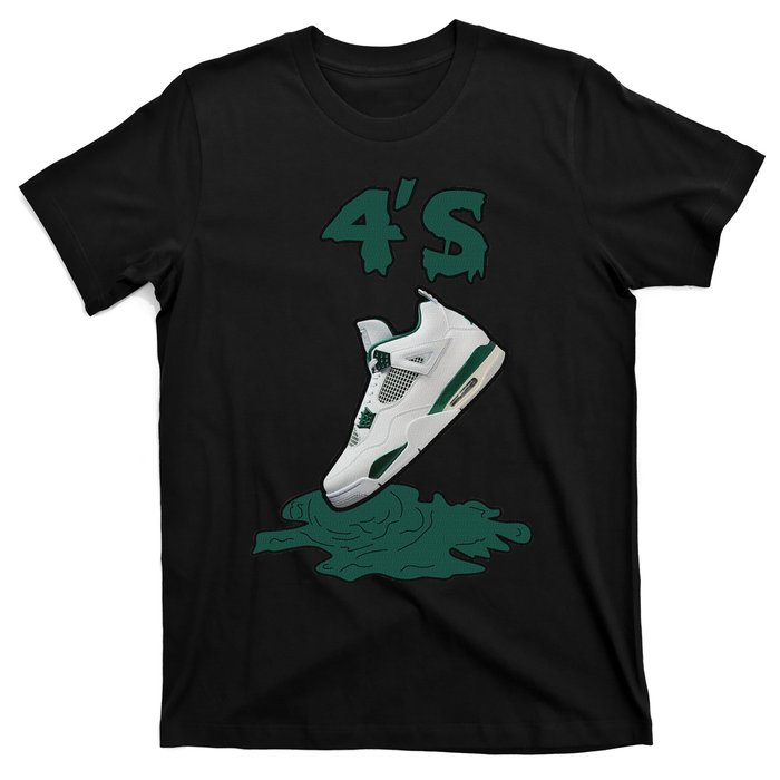 Lover Loser Hustles Dripping Matching Oxidized Green 4s T-Shirt