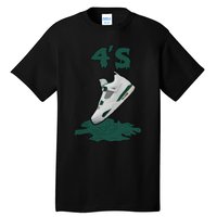 Lover Loser Hustles Dripping Matching Oxidized Green 4s Tall T-Shirt