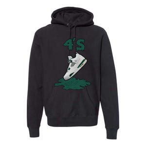 Lover Loser Hustles Dripping Matching Oxidized Green 4s Premium Hoodie