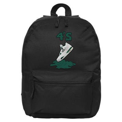 Lover Loser Hustles Dripping Matching Oxidized Green 4s 16 in Basic Backpack