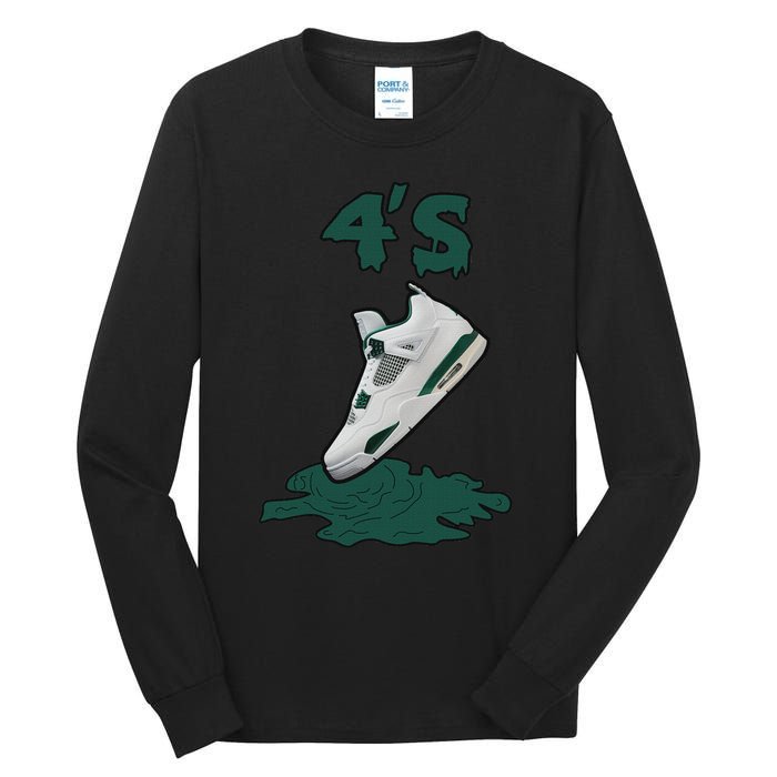 Lover Loser Hustles Dripping Matching Oxidized Green 4s Tall Long Sleeve T-Shirt