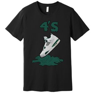 Lover Loser Hustles Dripping Matching Oxidized Green 4s Premium T-Shirt