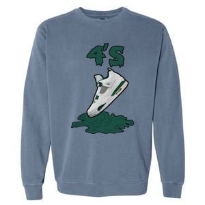 Lover Loser Hustles Dripping Matching Oxidized Green 4s Garment-Dyed Sweatshirt