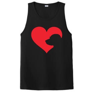 Labrador Love Heart For Women Girl Who Love Labrador Dogs PosiCharge Competitor Tank