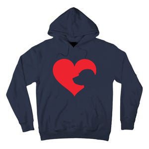 Labrador Love Heart For Women Girl Who Love Labrador Dogs Tall Hoodie