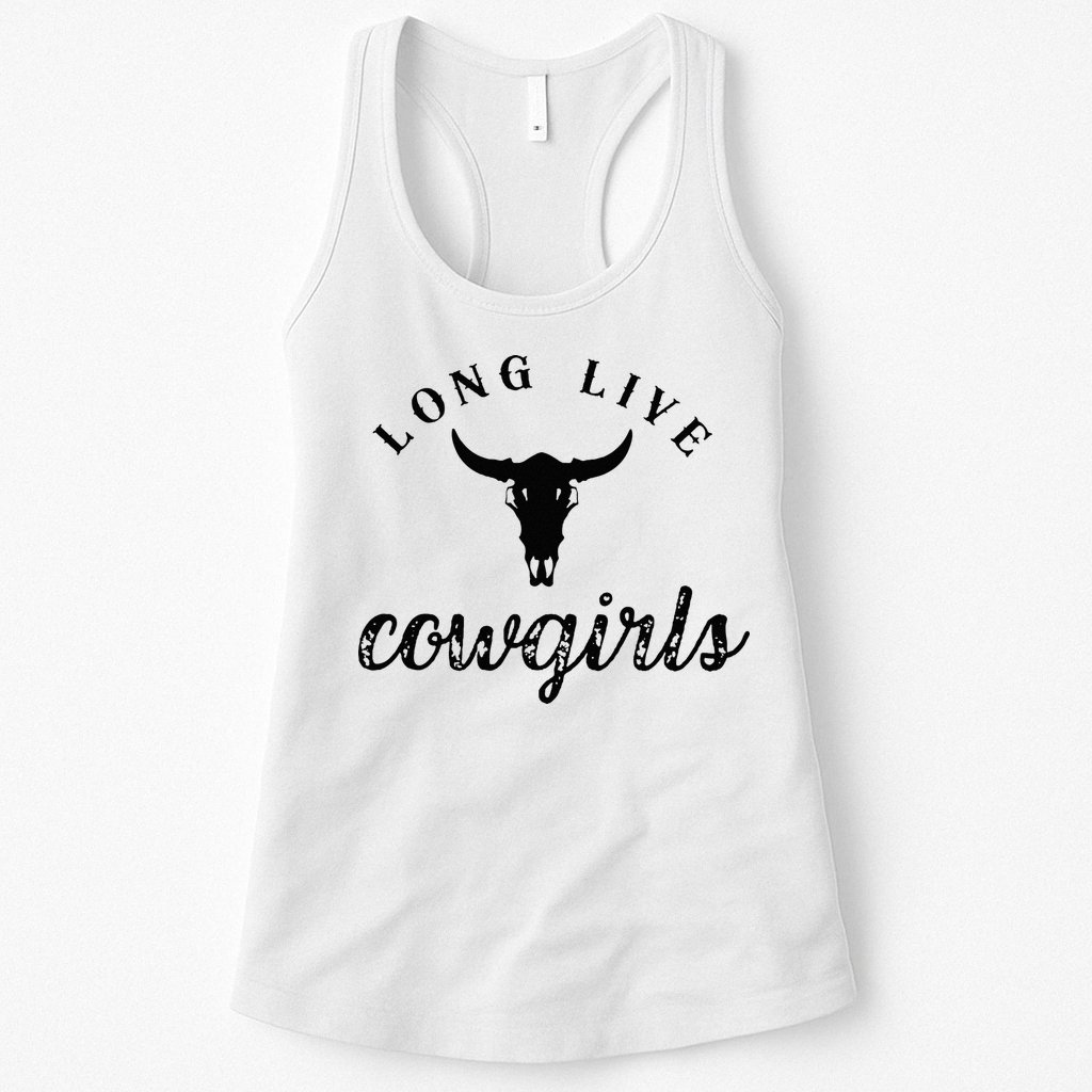 Long Live Howdy Rodeo Western Country Southern Cowgirls Womens Tank Top