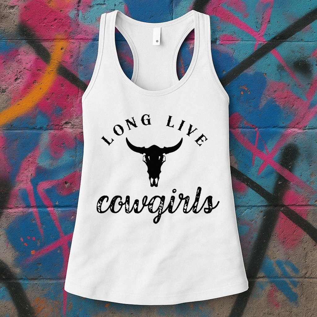 Long Live Howdy Rodeo Western Country Southern Cowgirls Womens Tank Top