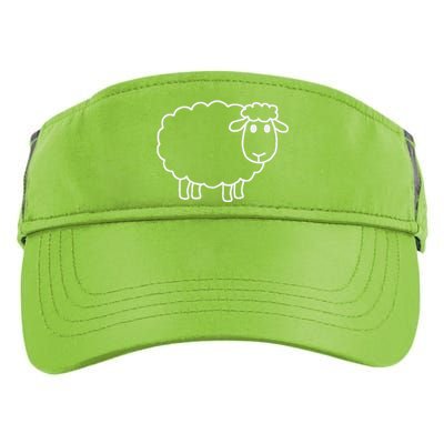 Laughing Lamb Hilarious Outsider Sheep Adult Drive Performance Visor