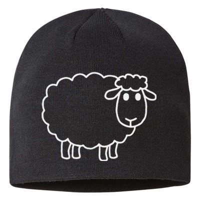 Laughing Lamb Hilarious Outsider Sheep Sustainable Beanie