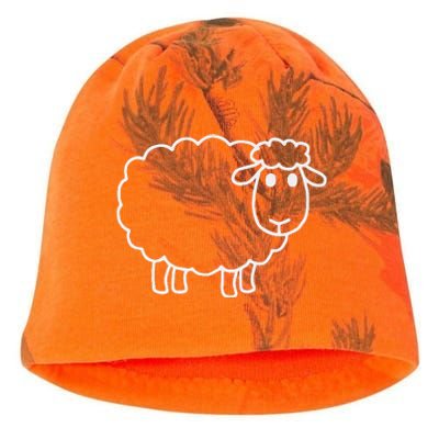 Laughing Lamb Hilarious Outsider Sheep Kati - Camo Knit Beanie