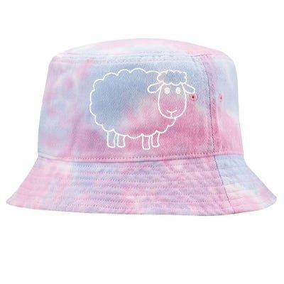 Laughing Lamb Hilarious Outsider Sheep Tie-Dyed Bucket Hat