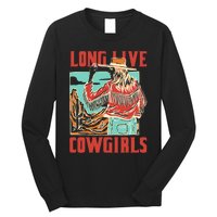 Long Live Howdy Cowgirls Western Country Vintage Cowboy Long Sleeve Shirt