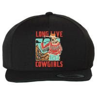 Long Live Howdy Cowgirls Western Country Vintage Cowboy Wool Snapback Cap