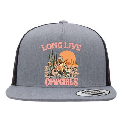 Long Live Howdy Rodeo Western Country Southern Cow Wo Flat Bill Trucker Hat