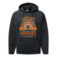 Lunch Lady Halloween School Cafeteria Worker Cutest Pumpkins Performance Fleece Hoodie