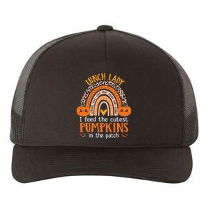 Lunch Lady Halloween School Cafeteria Worker Cutest Pumpkins Yupoong Adult 5-Panel Trucker Hat