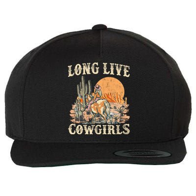 Long Live Howdy Rodeo Western Country Funny Cow Graphic Gift Wool Snapback Cap