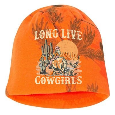 Long Live Howdy Rodeo Western Country Funny Cow Graphic Gift Kati - Camo Knit Beanie