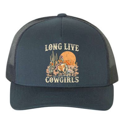 Long Live Howdy Rodeo Western Country Funny Cow Graphic Gift Yupoong Adult 5-Panel Trucker Hat