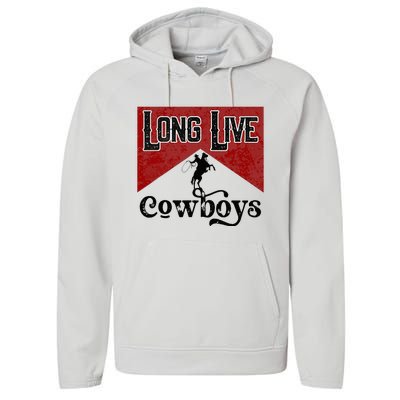 Long Live Howdy Rodeo Western Country Southern Cowboys Performance Fleece Hoodie