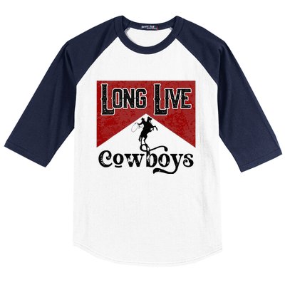 Long Live Howdy Rodeo Western Country Southern Cowboys Baseball Sleeve Shirt