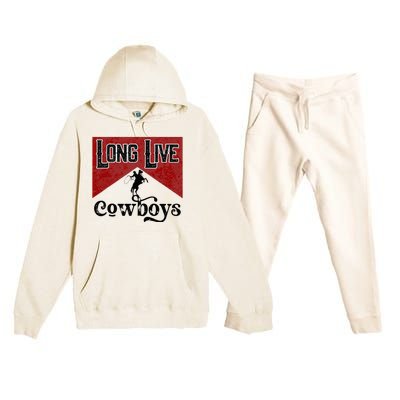 Long Live Howdy Rodeo Western Country Southern Cowboys Premium Hooded Sweatsuit Set