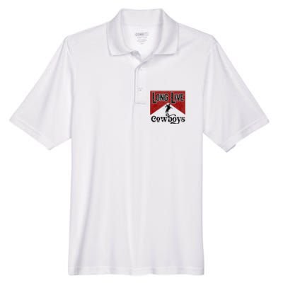 Long Live Howdy Rodeo Western Country Southern Cowboys Men's Origin Performance Piqué Polo