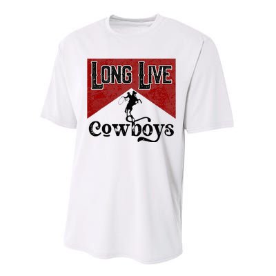 Long Live Howdy Rodeo Western Country Southern Cowboys Performance Sprint T-Shirt