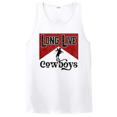 Long Live Howdy Rodeo Western Country Southern Cowboys PosiCharge Competitor Tank