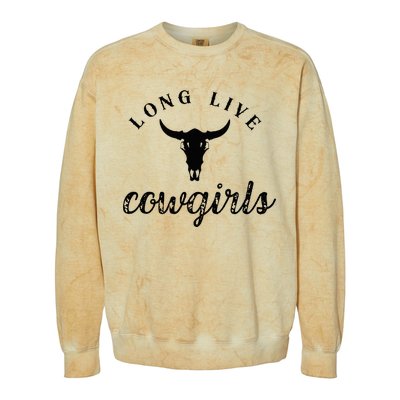 Long Live Howdy Rodeo Western Country Southern Colorblast Crewneck Sweatshirt