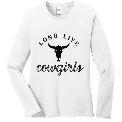 Long Live Howdy Rodeo Western Country Southern Ladies Long Sleeve Shirt
