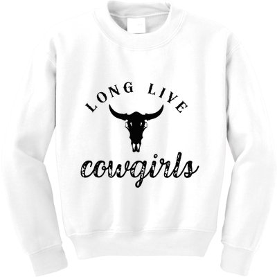Long Live Howdy Rodeo Western Country Southern Kids Sweatshirt