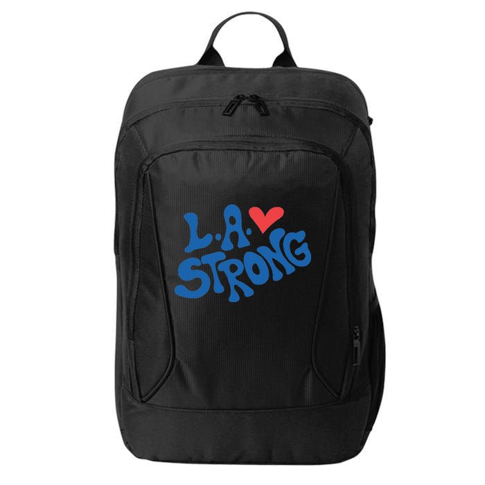 Love La Heart Los Angeles Strong Supportive City Backpack
