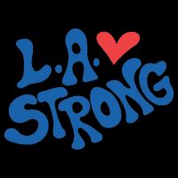 Love La Heart Los Angeles Strong Supportive City Backpack